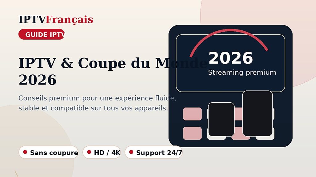 IPTV et Coupe du Monde 2026 : préparer vos soirées match