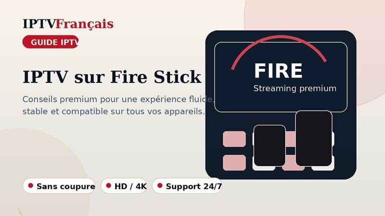 IPTV sur Fire Stick : pourquoi c’est pratique pour la maison